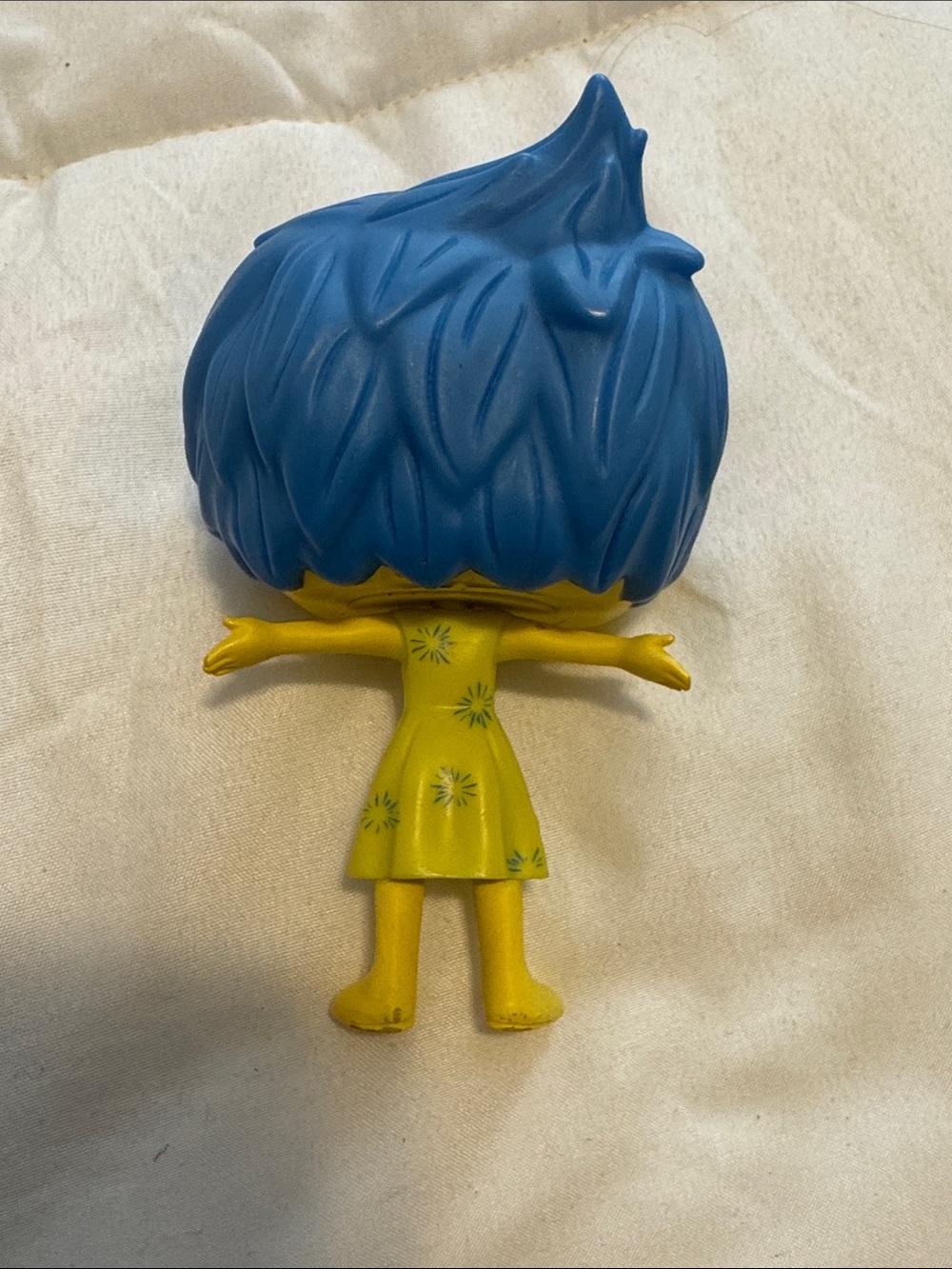 Funko Joy Pop Figure - Yellow Figure with Blue Hair - Picture 2 of 3